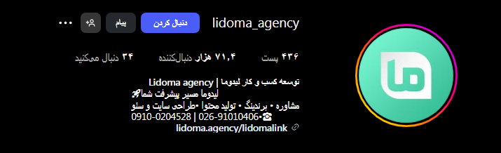 مشاوره کسب و کار لیدوما