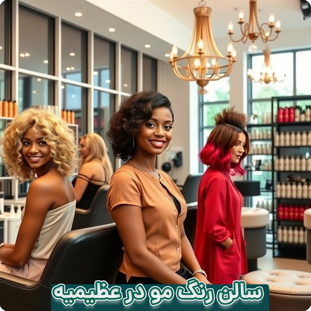 رنگ مو در عظیمیه کرج